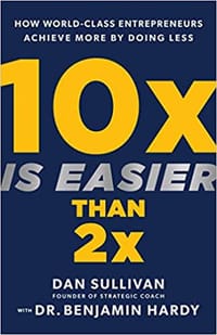 10x Is Easier Than 2x: