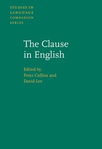 The Clause in English: In honour of Rodney Huddleston